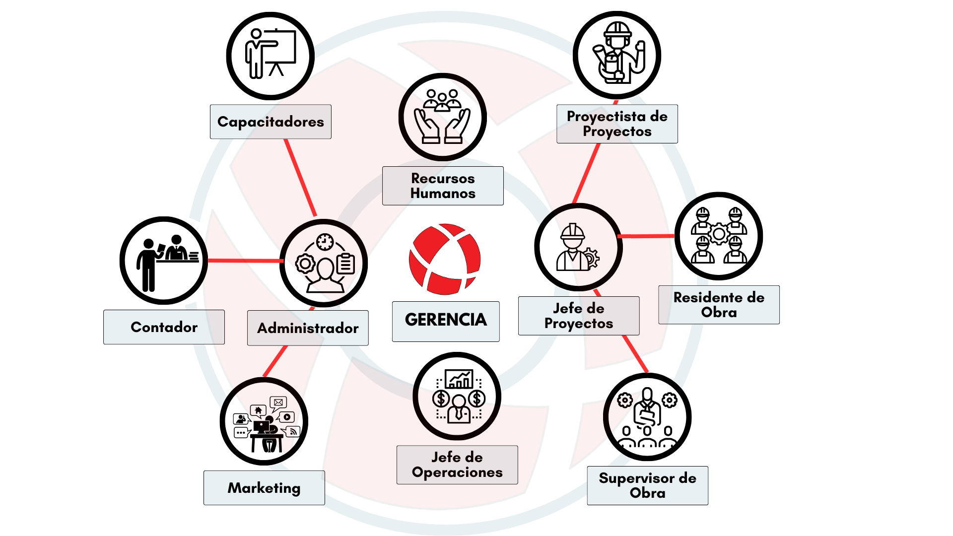 Organigrama del equipo